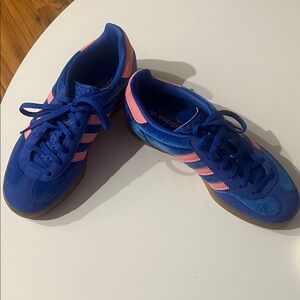 Adidas Gazelle indoor blue lucid pink